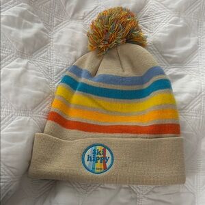 Multicolor Striped Beanie